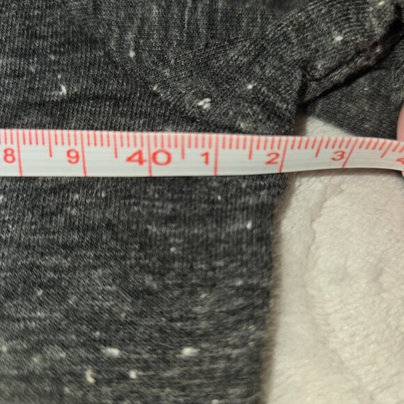 Free People Crochet Trim Asymmetrical Bodycon Grey Dress Size M - Picture 8 of 11